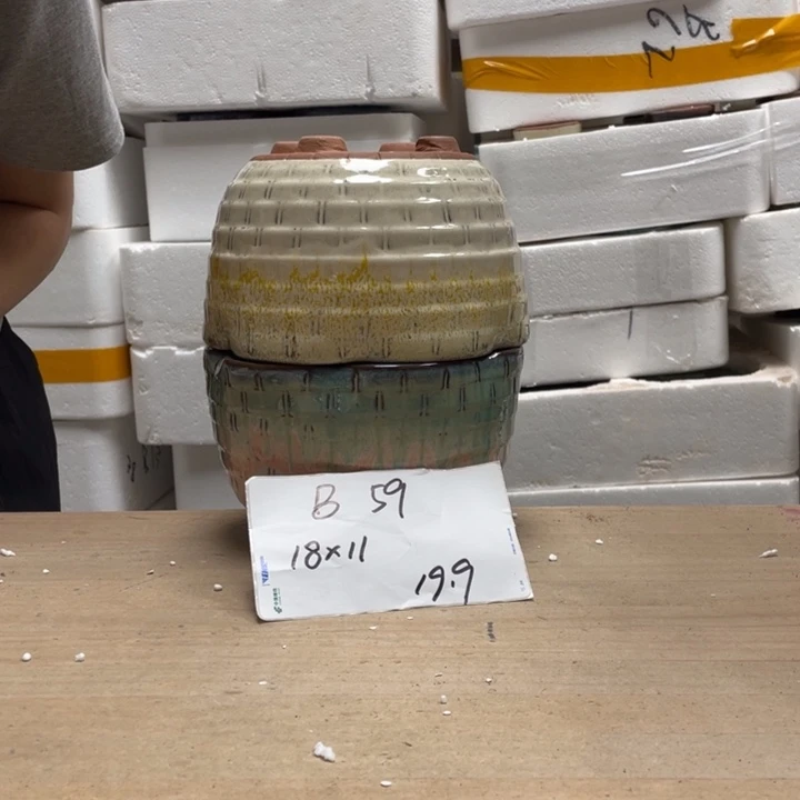 粗陶多肉花盆微瑕59