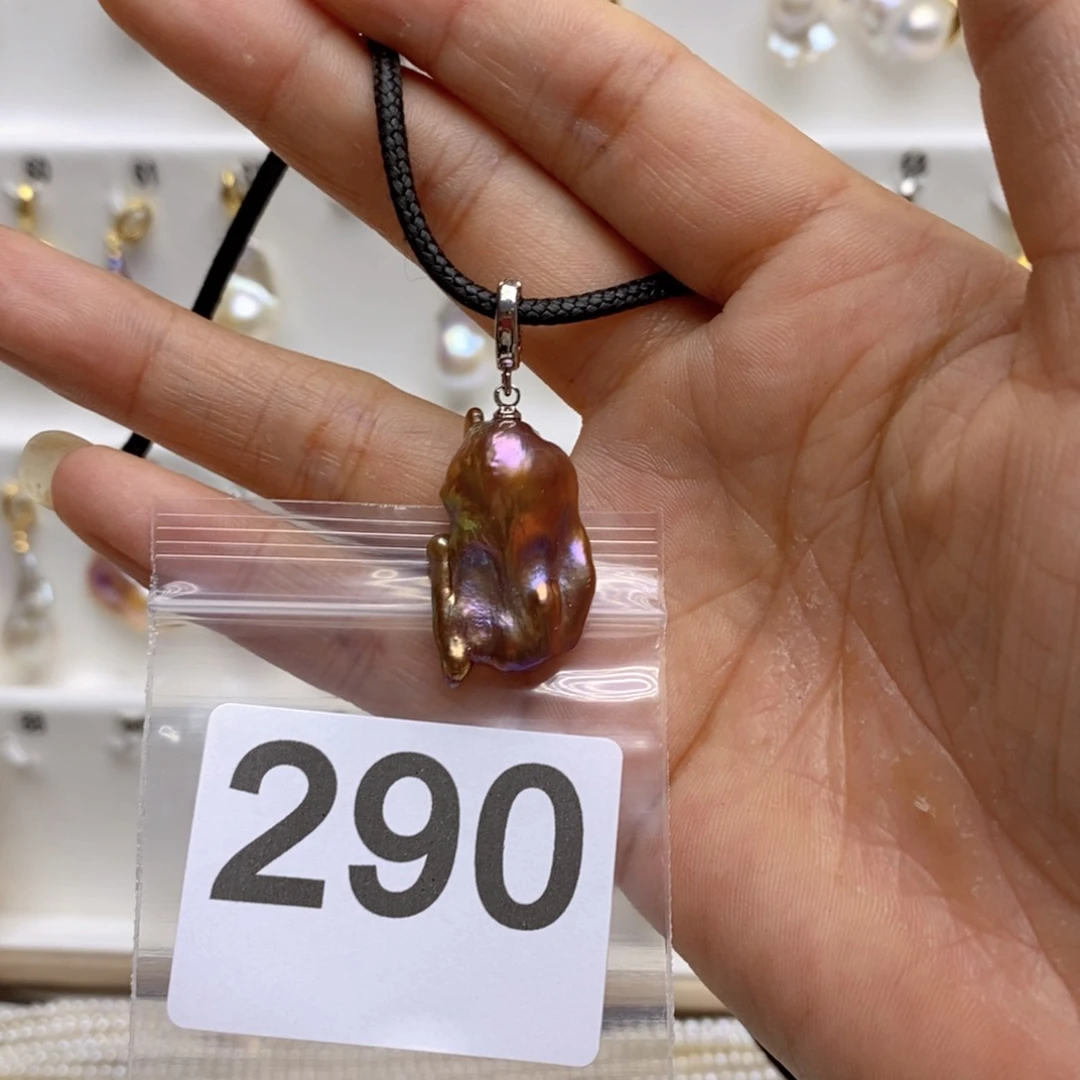 淡水珍珠颈饰银S925镶嵌290