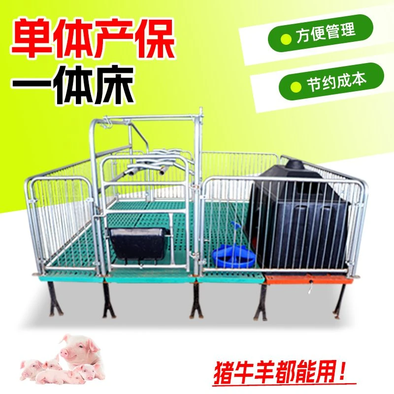 单体母猪产床保育床一体产保两用养殖设备猪用产房产床分娩床