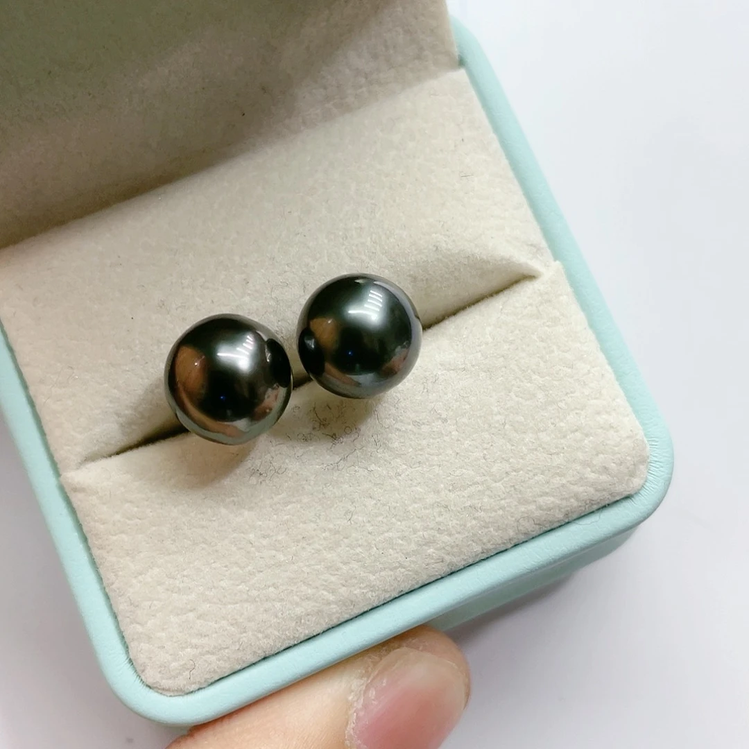 海水珍珠耳饰18K金镶嵌