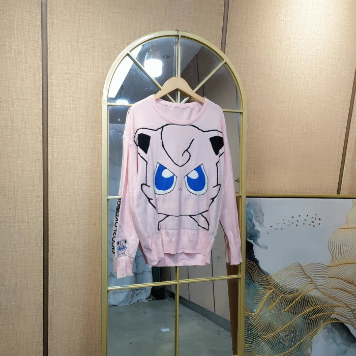 AF293孕妇粉色针织衫90-120