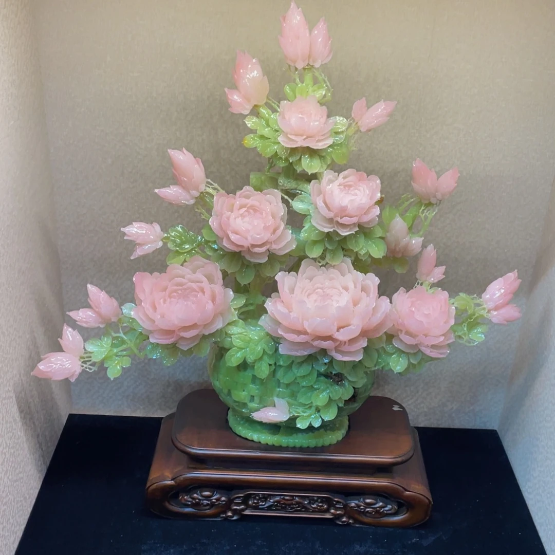 蛇纹石玉未镶嵌摆件