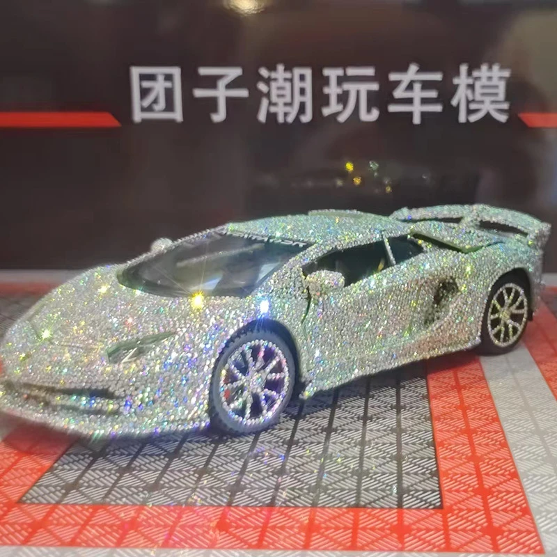 合金车模手工贴钻（私人订制）