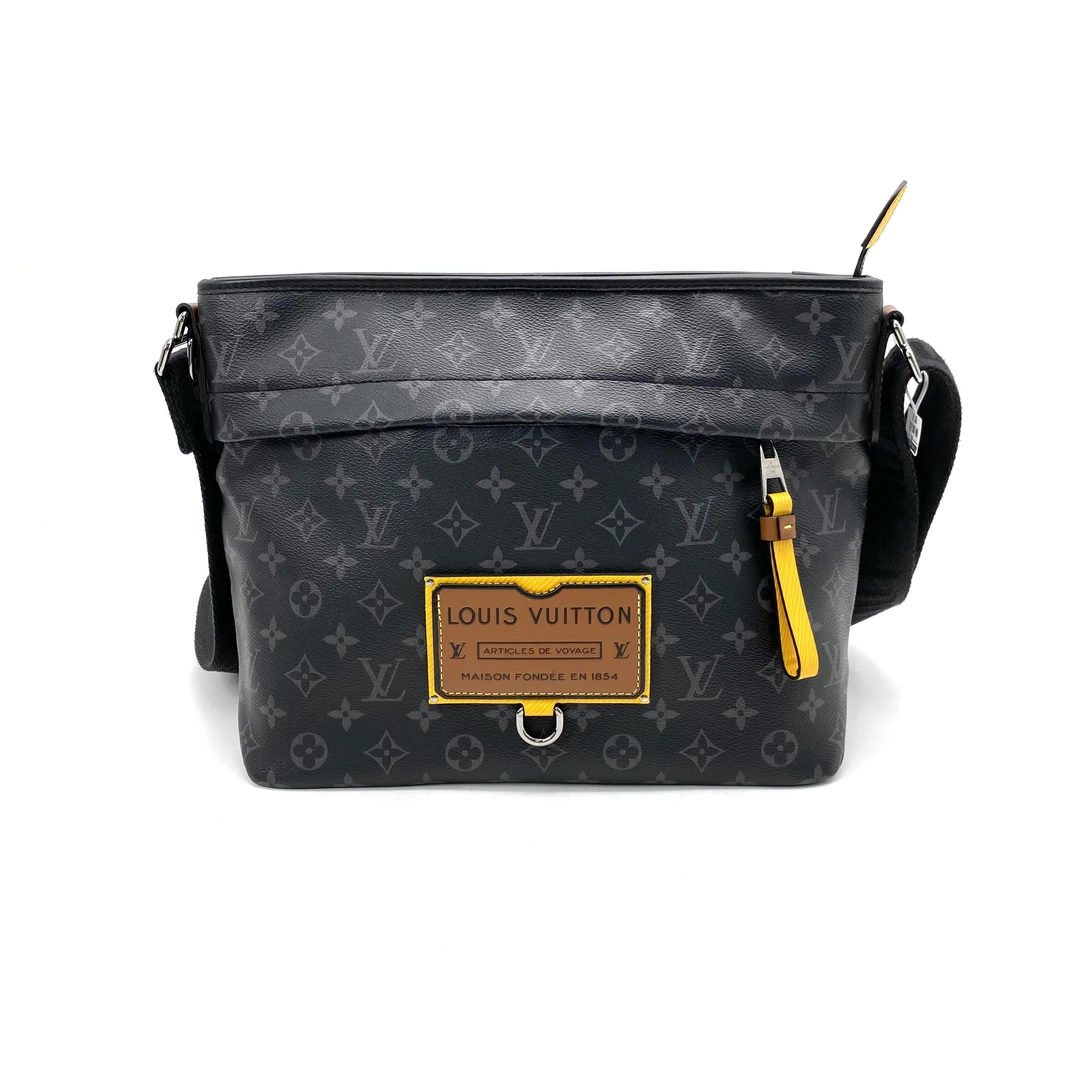 99新 LouisVuitton/路易威登 限量款Besace黑老花斜挎包尺寸34/26