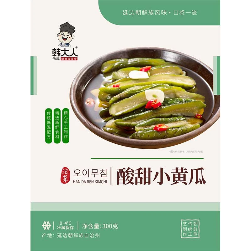 韩大人酸甜小黄瓜300g*1袋