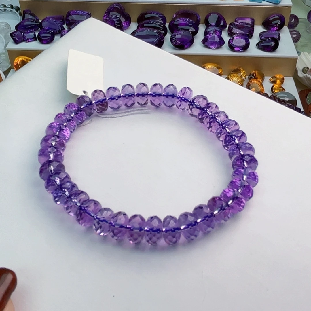 水晶未镶嵌手串天然保真