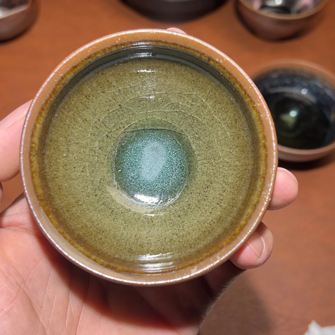 茶盏柴烧主人杯建窑建盏茶盏