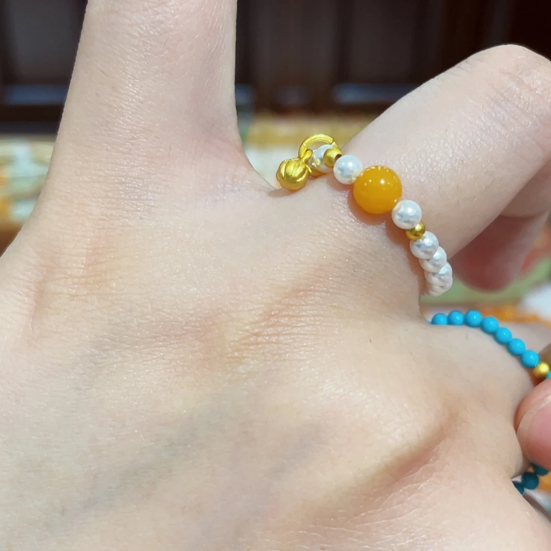 蜜蜡手链未镶嵌手串