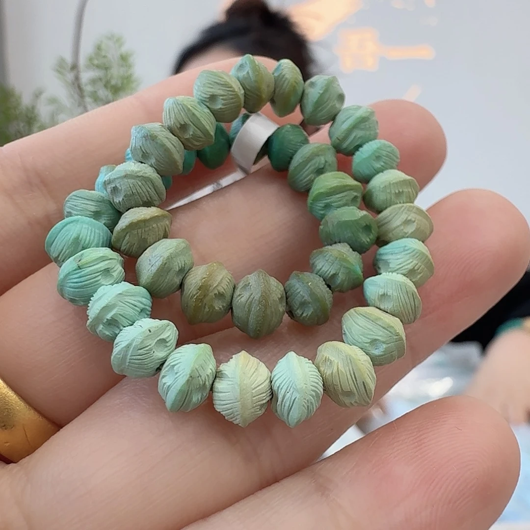 绿松石未镶嵌珠宝半成品