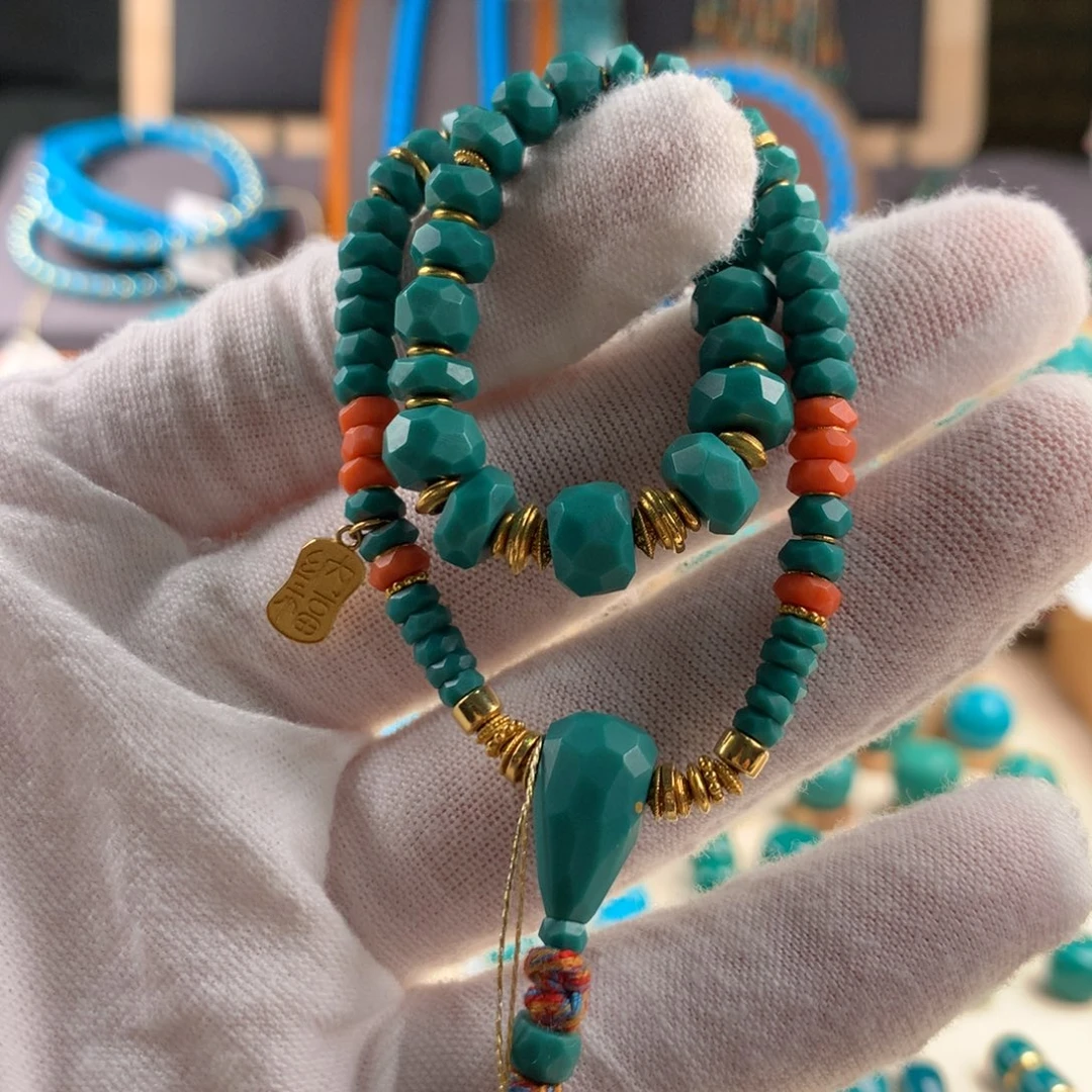 绿松石未镶嵌挂件87