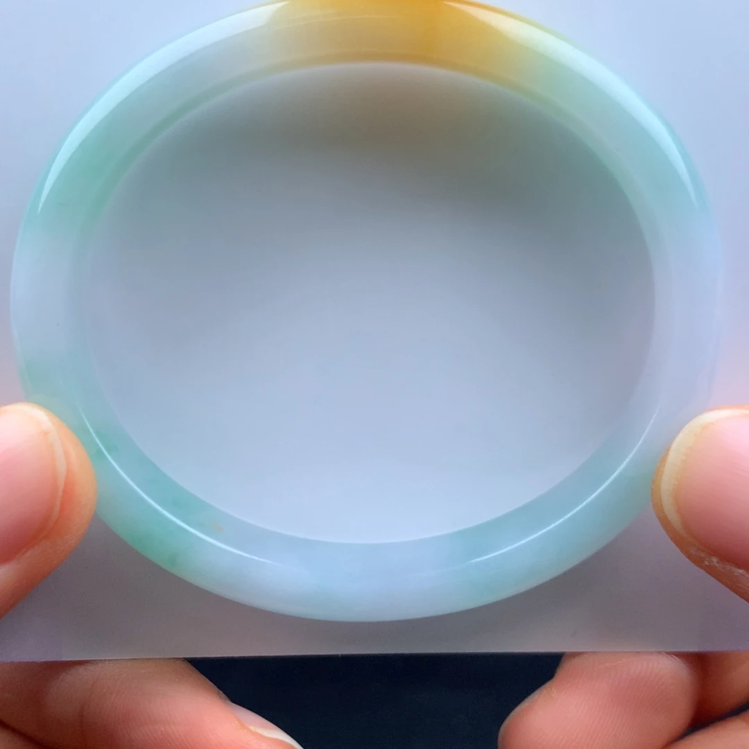 翡翠未镶嵌手镯开播福利