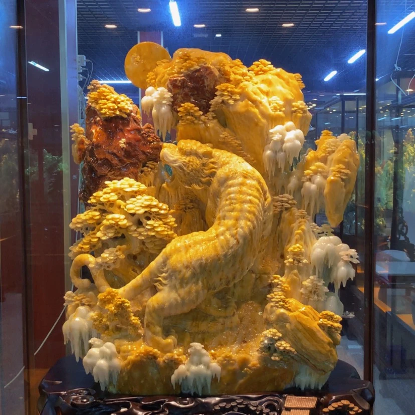 【闪购商品】蛇纹石玉未镶嵌摆件