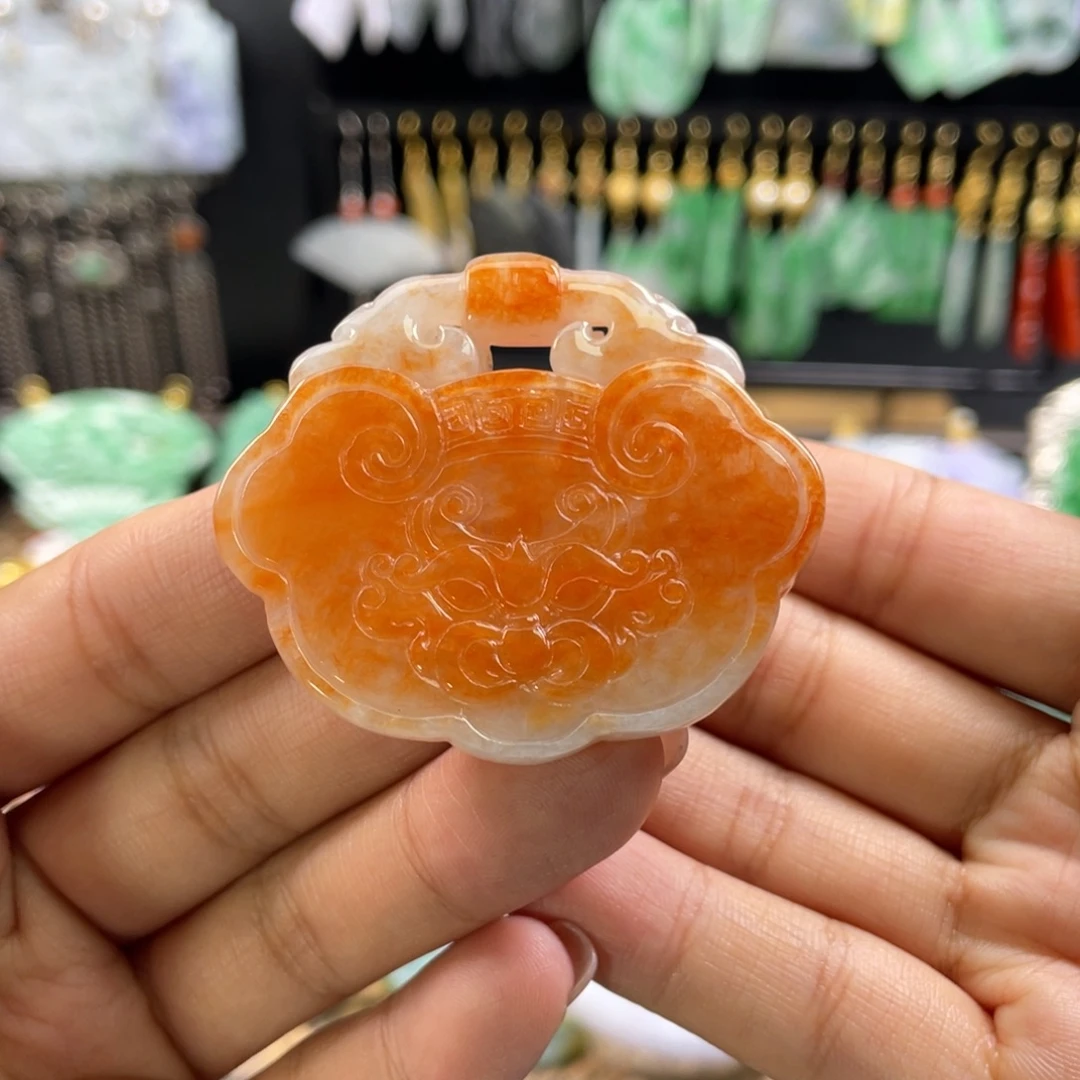 翡翠未镶嵌颈饰代编织
