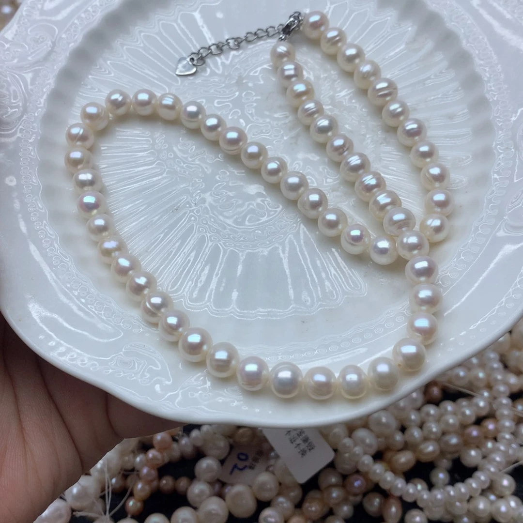 淡水珍珠6-7未镶嵌项链x11