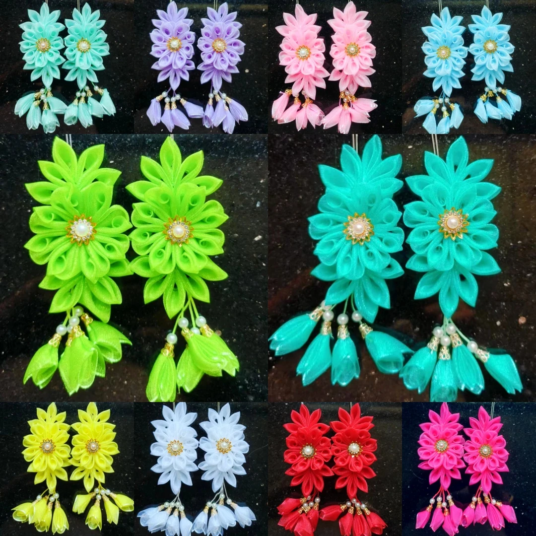 戏曲新款鬓花耳边用品戏剧京剧包头青衣小姐头饰头花