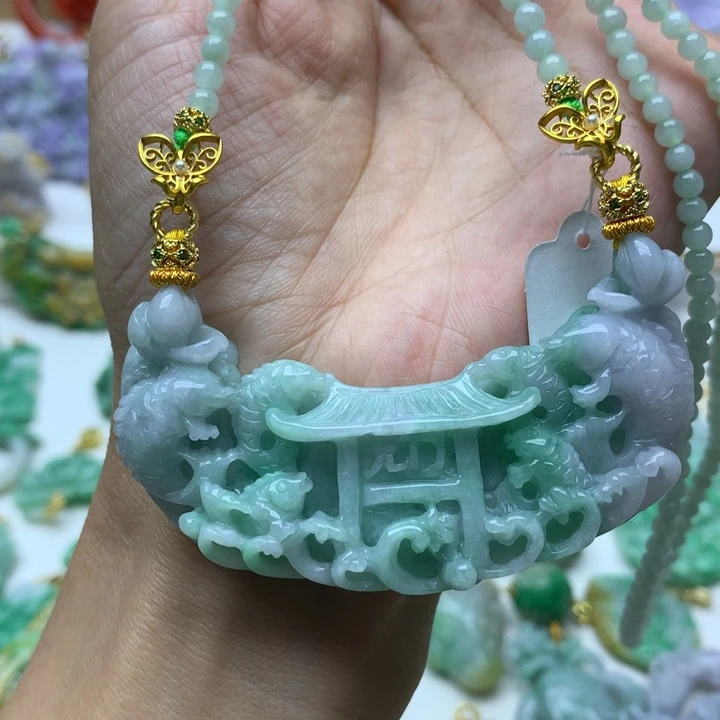 颈饰未镶嵌翡翠翡翠
