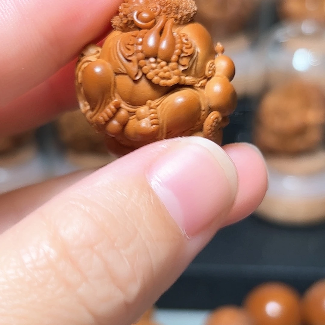 冰***啡橄榄核手串/手链橄榄核