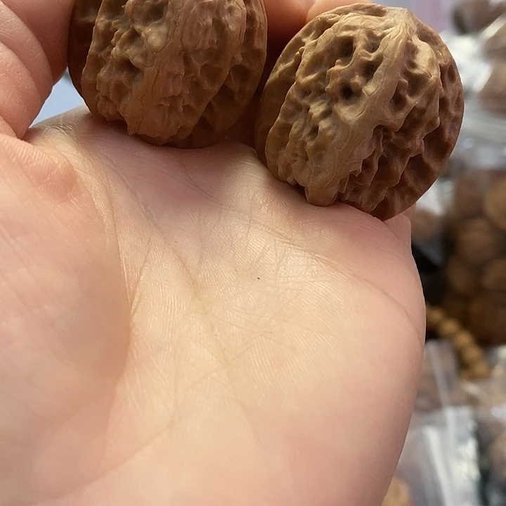 把件文玩核桃34.5野狼蜡皮小众迷你