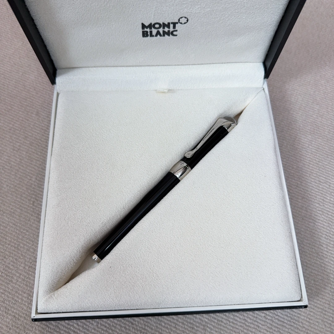 95新 Montblanc/万宝龙 麦殿/签字笔黑色/银色/250507LJYYW01