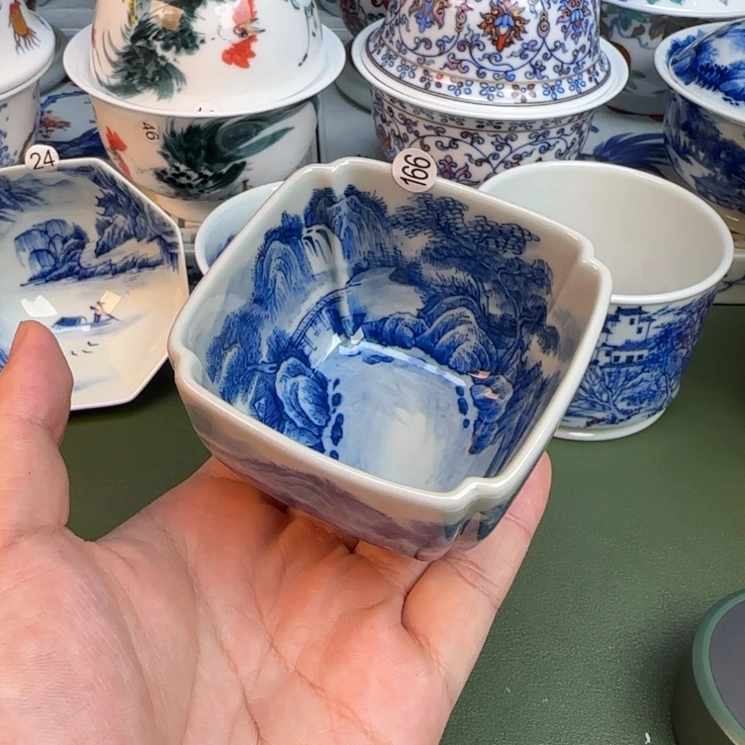 彦祖纯手工手绘茶具166