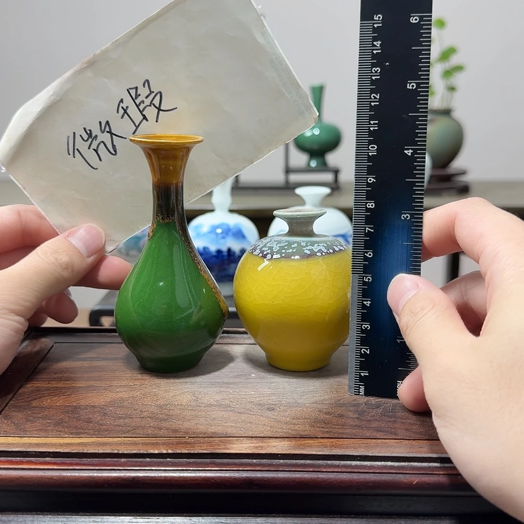 陶瓷手工非常迷你小花器