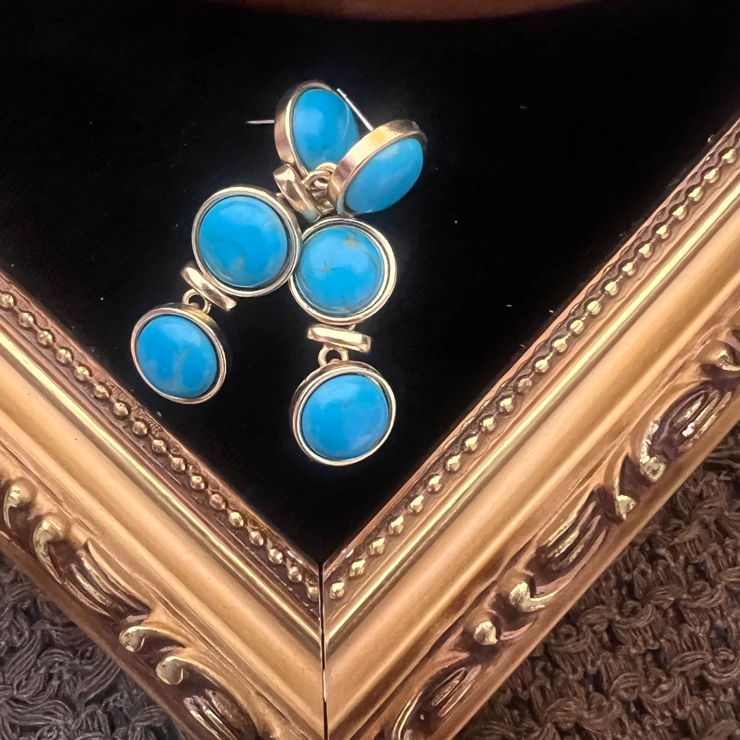 铜合金锆石耳饰 精致混搭风法式811