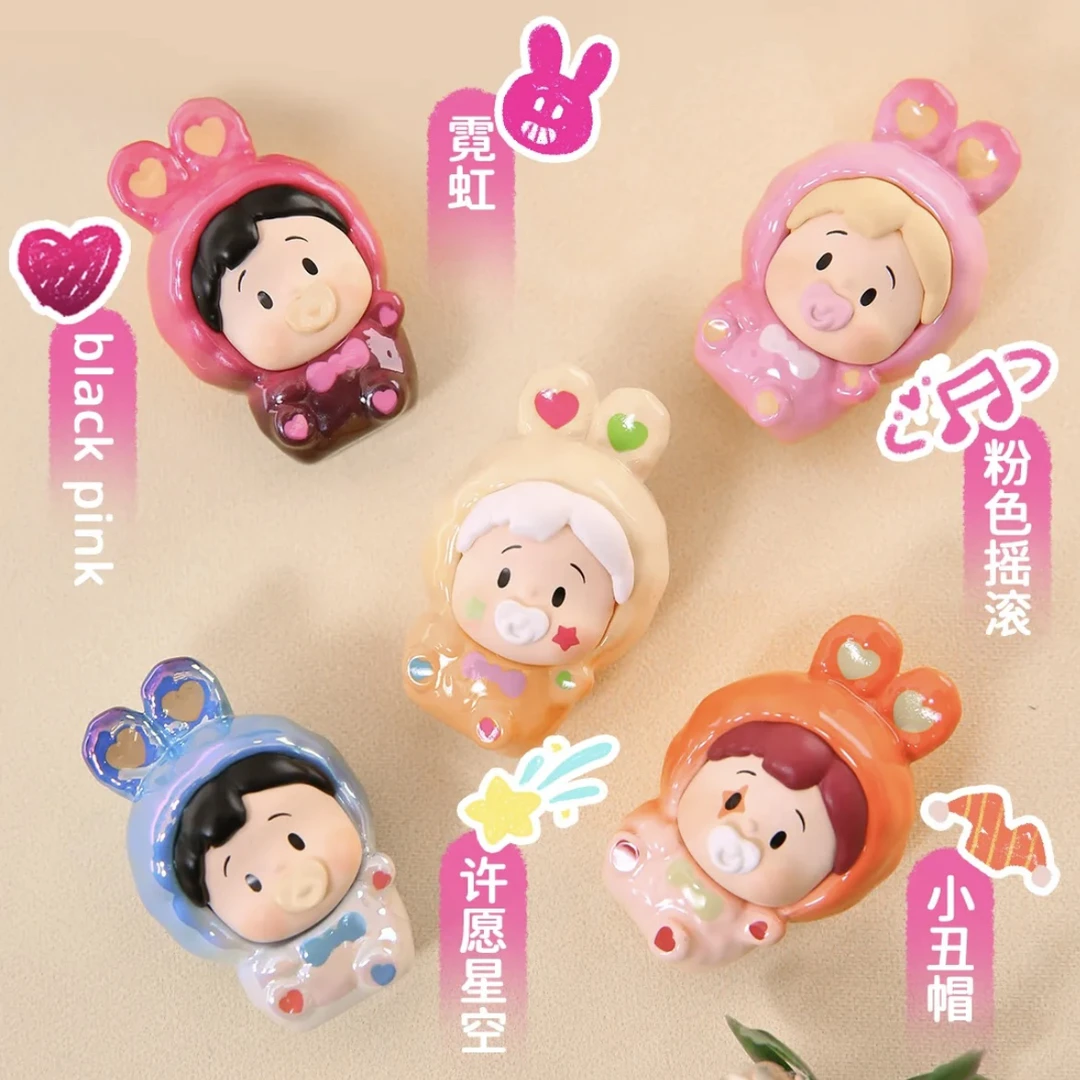 （抽抽乐）小花卷豆豆兔胶囊系列萌粒盲盒潮玩