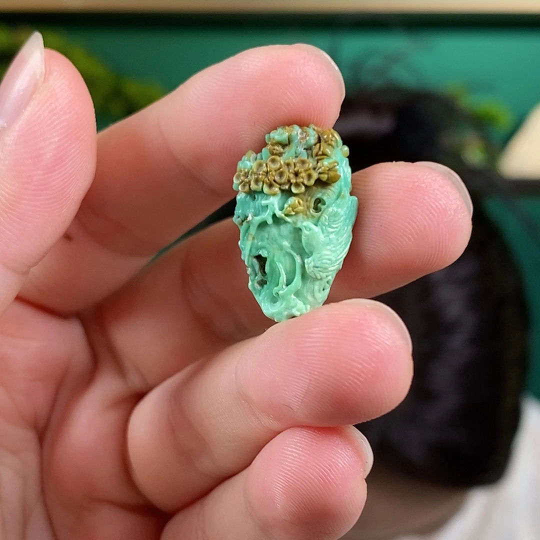 绿松石珠宝奇石未镶嵌z****i