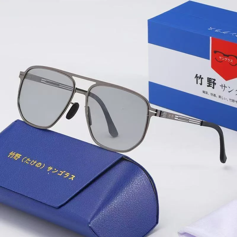 竹野太阳镜偏光太阳眼镜遮阳复古墨镜高档防紫外线偏光镜新款眼镜