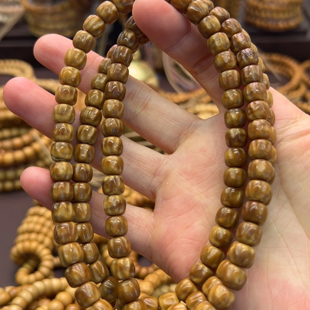 菩提根/象牙果吊坠奔***牛