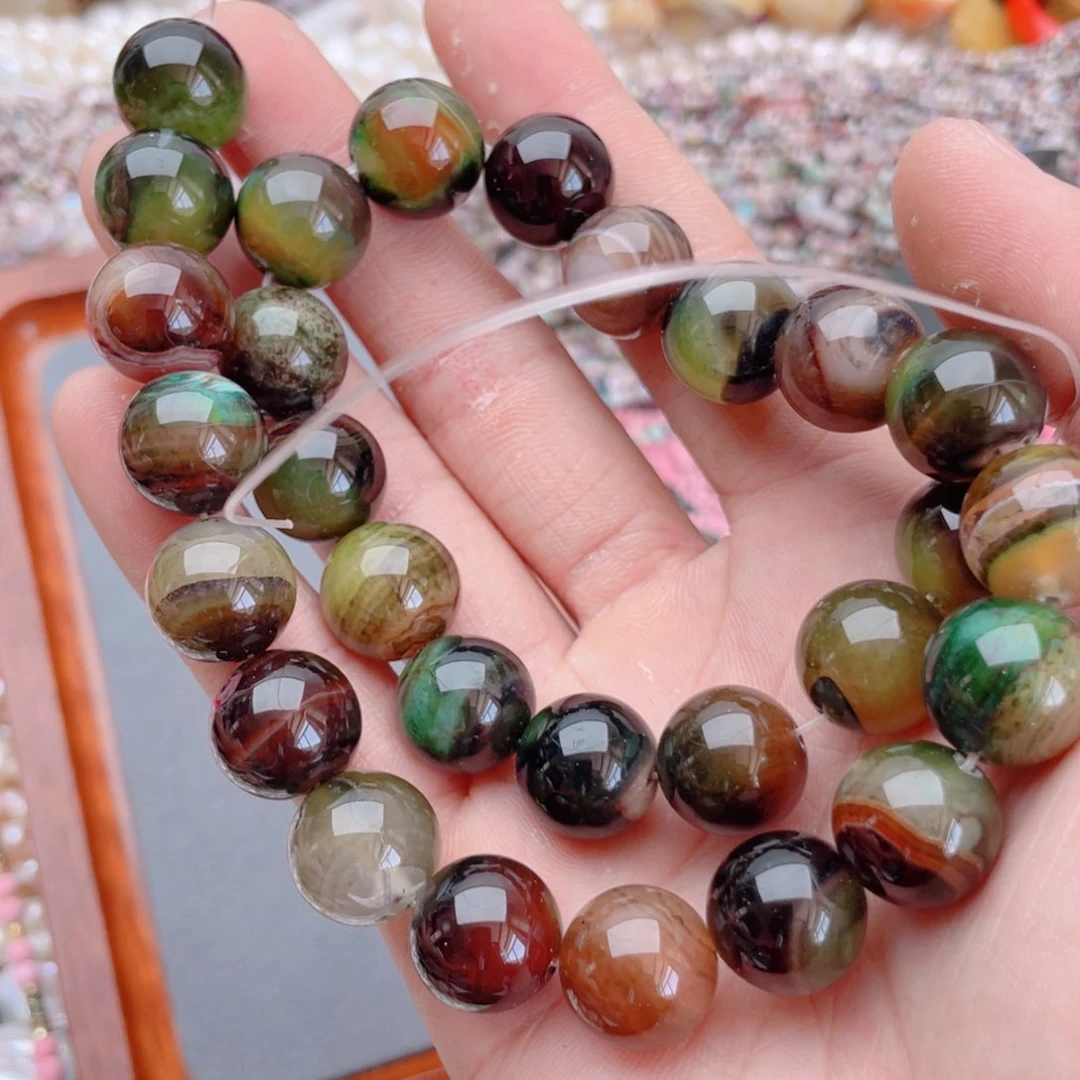 玛瑙/玉髓天然石未镶嵌玛瑙1条卡14