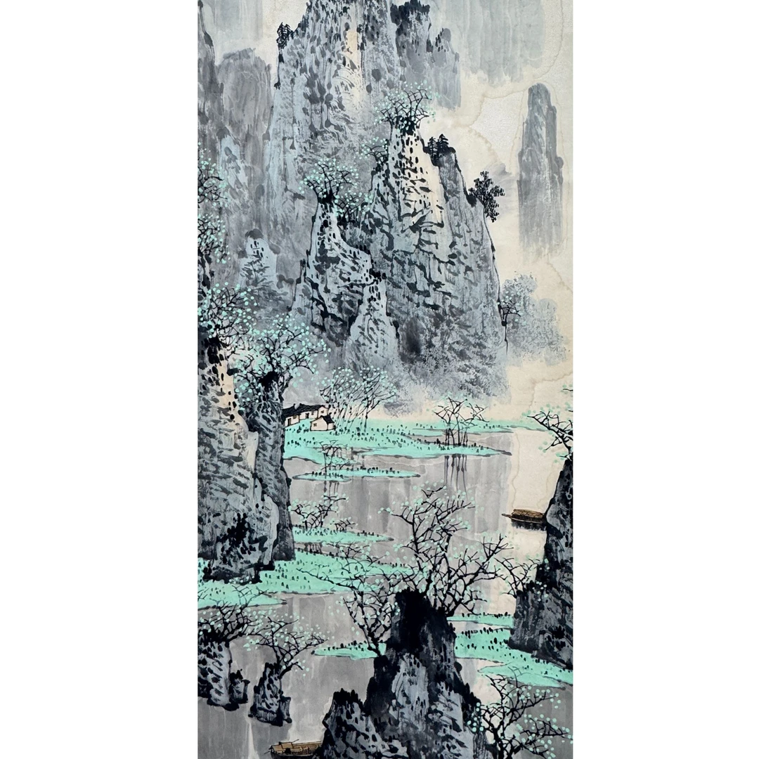 DY9107 山水 纸本 48*107