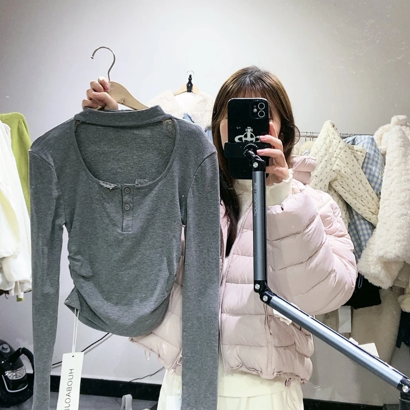 【闪购商品】灰色打底