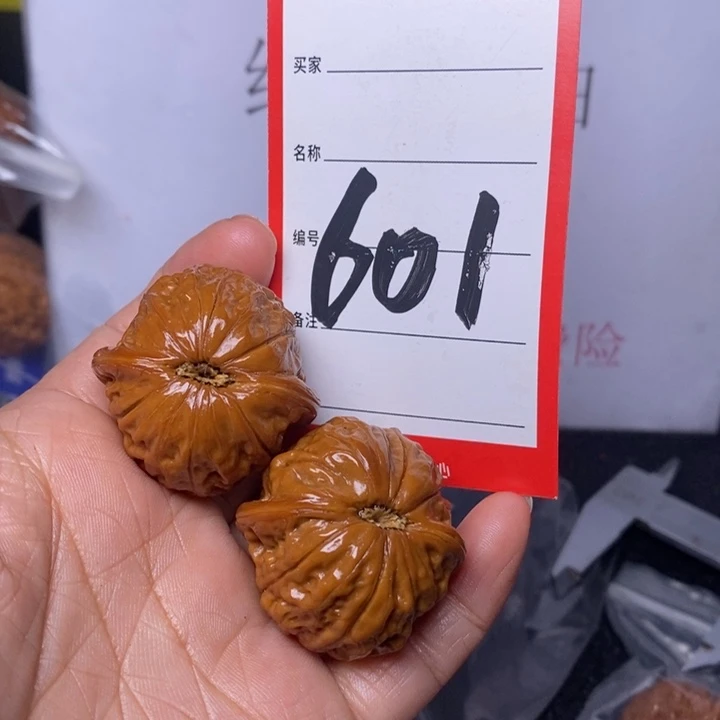 文玩核桃把件601，36铁锤返油