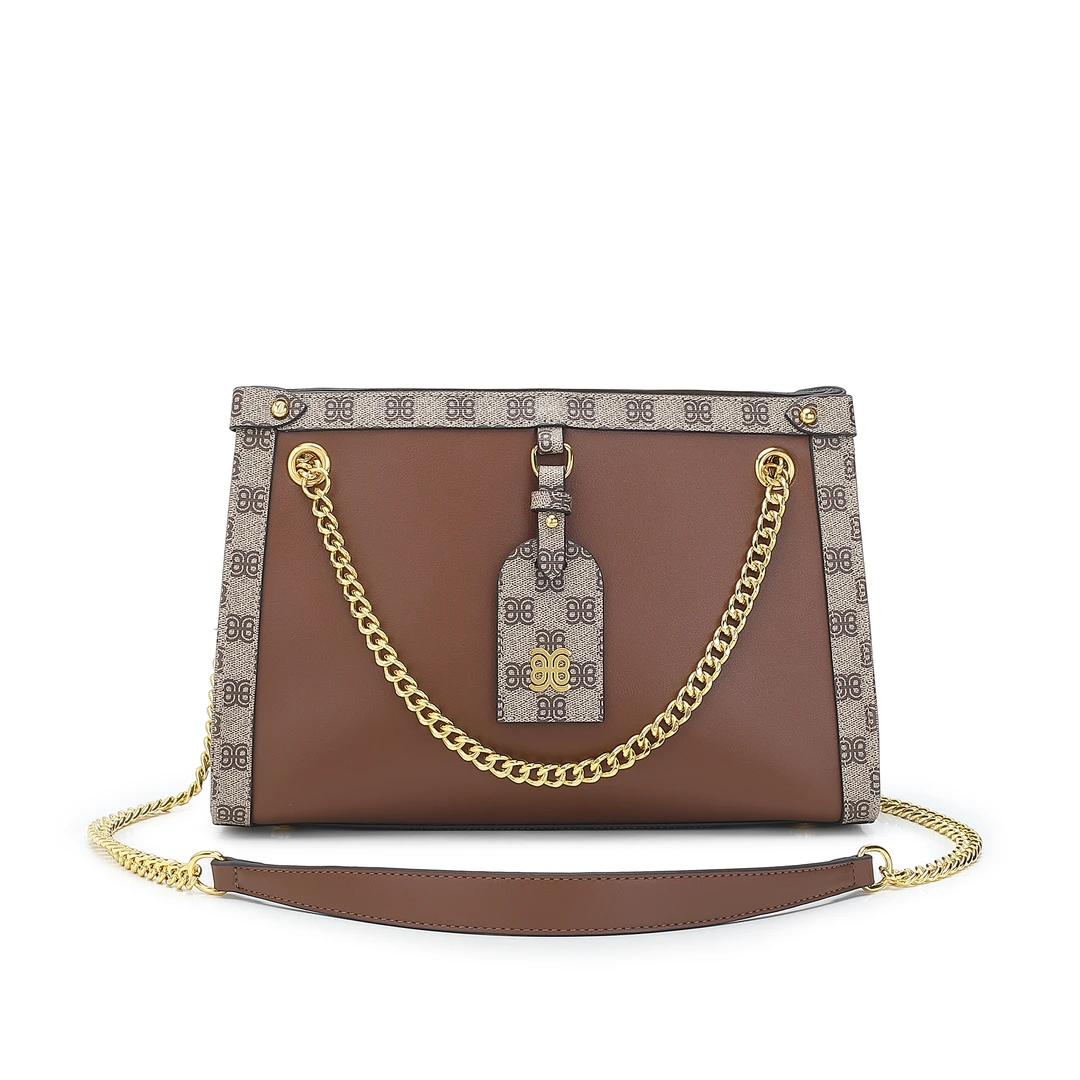 【主播自留款】Bonbur//邦宝利秋冬新款女士棕色单肩斜挎包BB25131