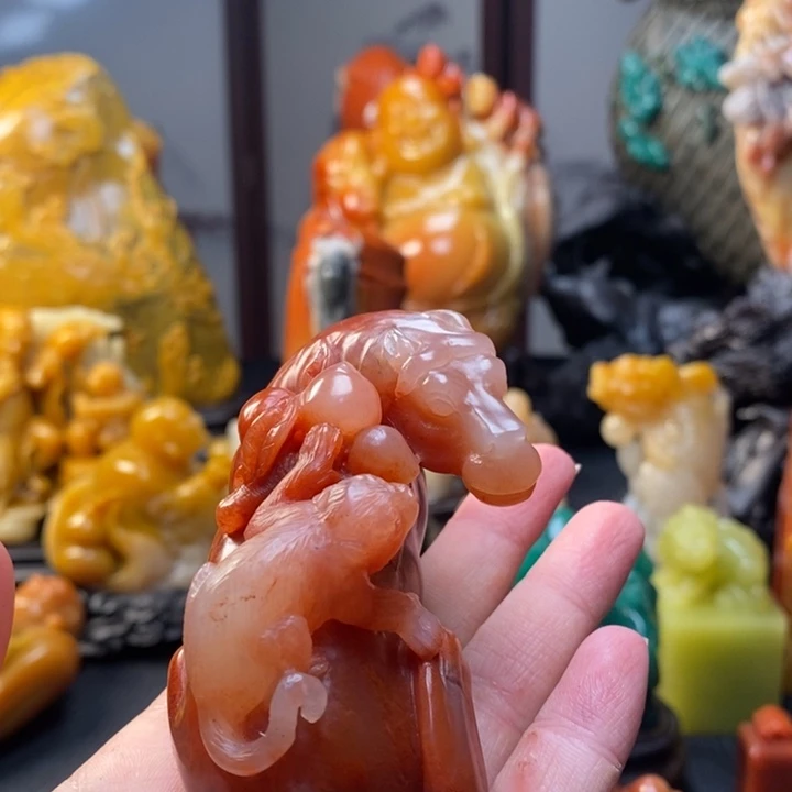 平***云寿山石印石寿山石雕刻