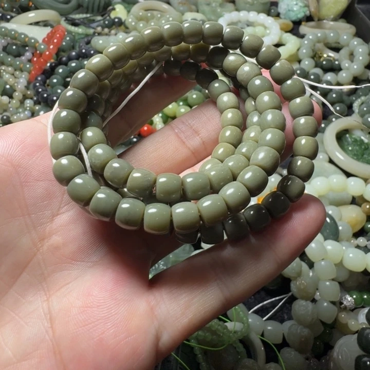 未镶嵌手串和田玉108卡8