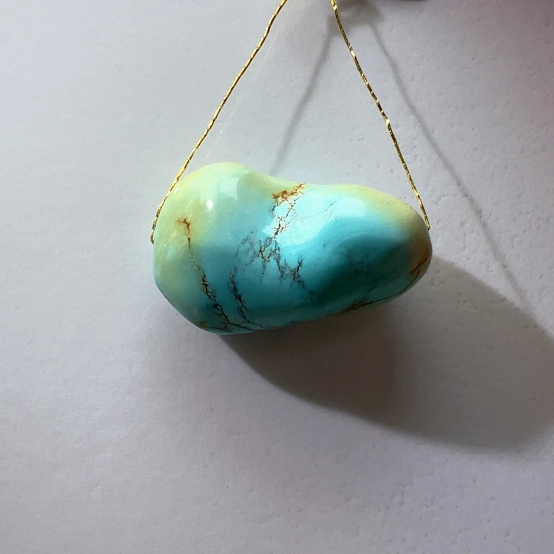 绿松石未镶嵌挂件