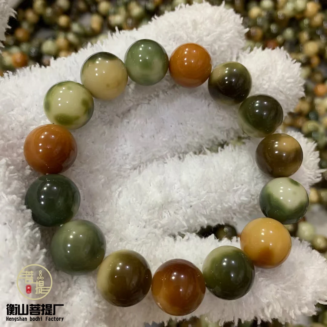 【上新】1.55原色精品多宝菩提根花皮虎皮原生态高抛绕指柔文玩手串