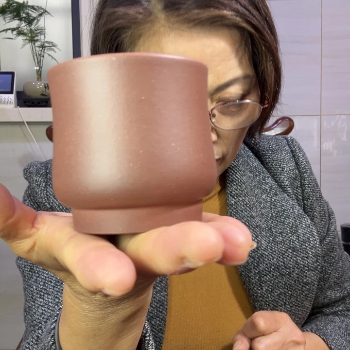 茶杯紫砂红皮龙主人杯120cc