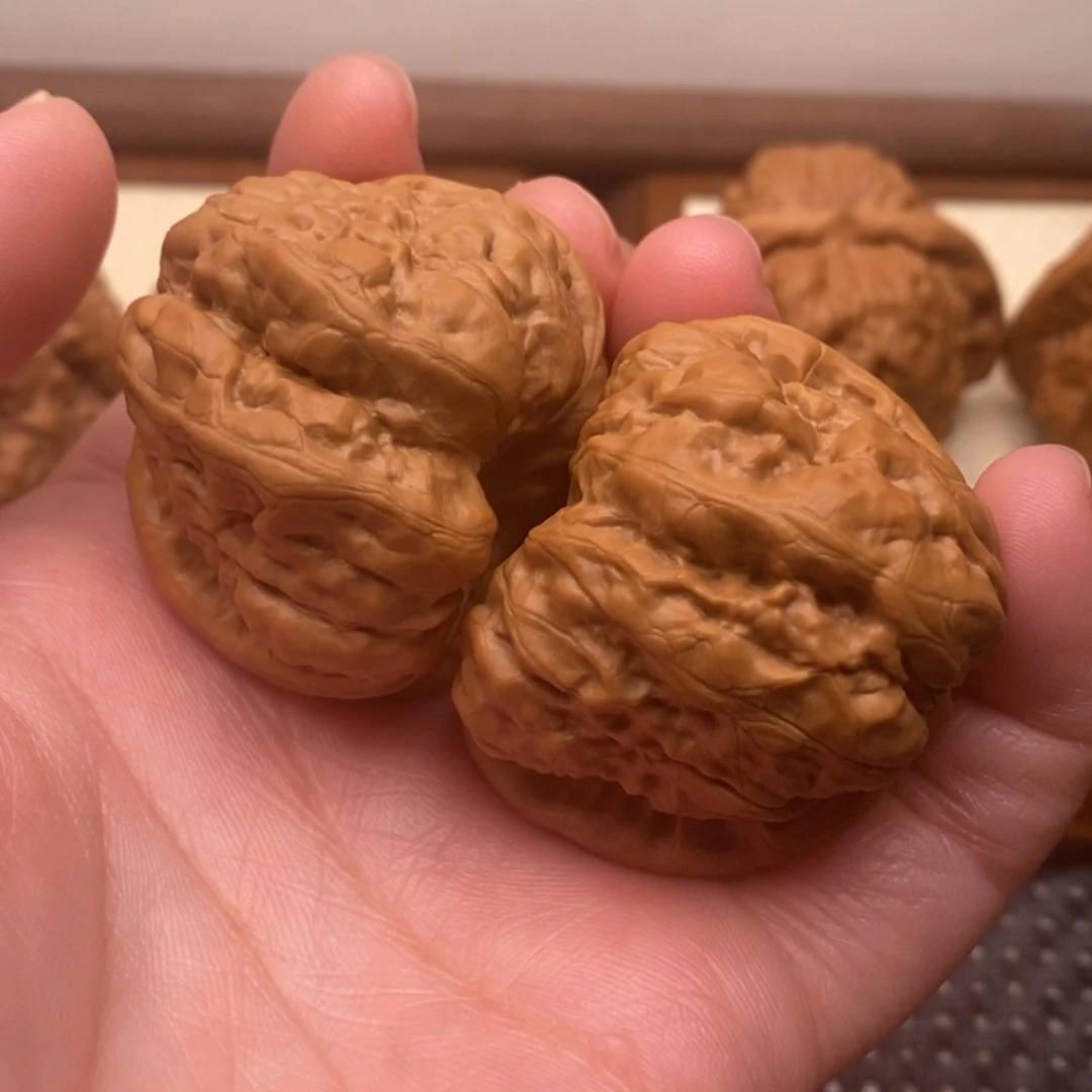 【闪购商品】把件文玩核桃肌肉开背蛙边42左右
