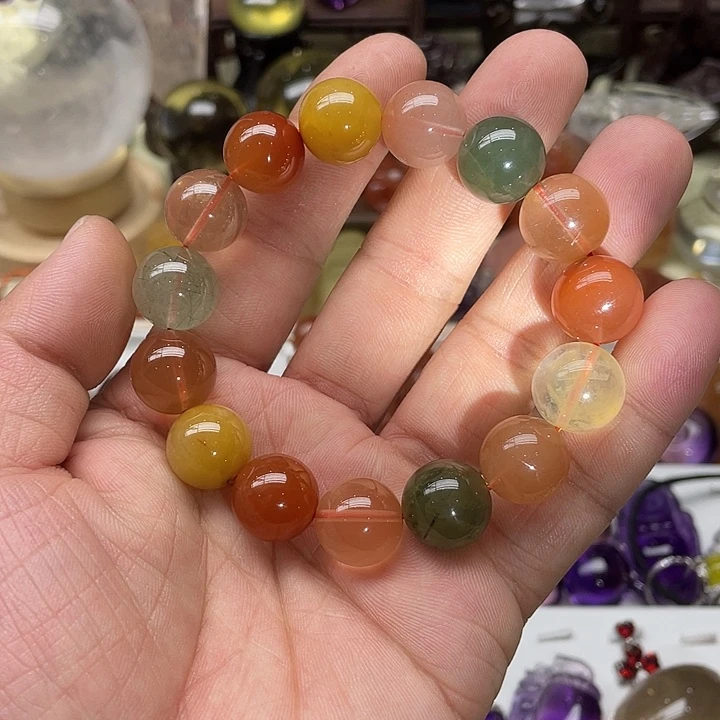 水晶手链未镶嵌兔毛