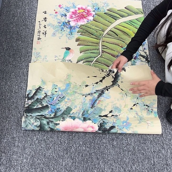 国画纯手绘字画教程分享