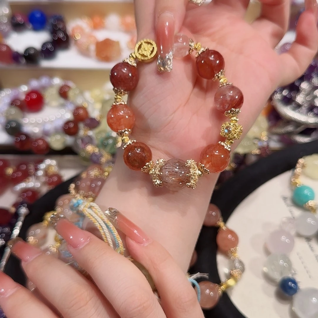 水晶手链未镶嵌把