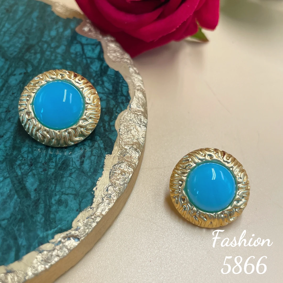 铜合金耳饰 设计师款耳饰~5866