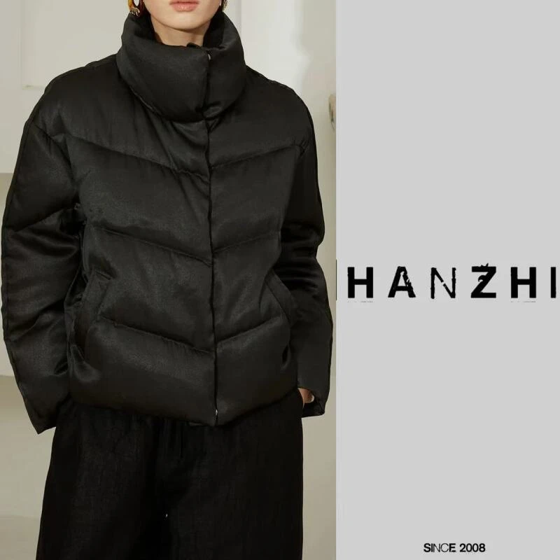 【真丝龟纹白鹅绒香云纱】2025冬季新款高端90白鹅绒桑蚕丝羽绒服