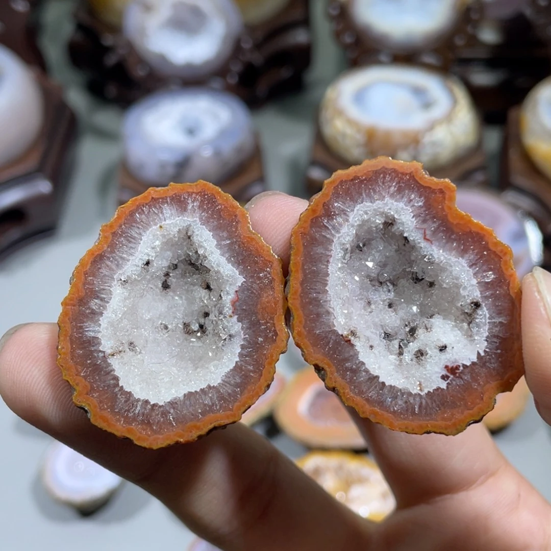 水晶大型摆件（非配饰）未镶嵌战国红