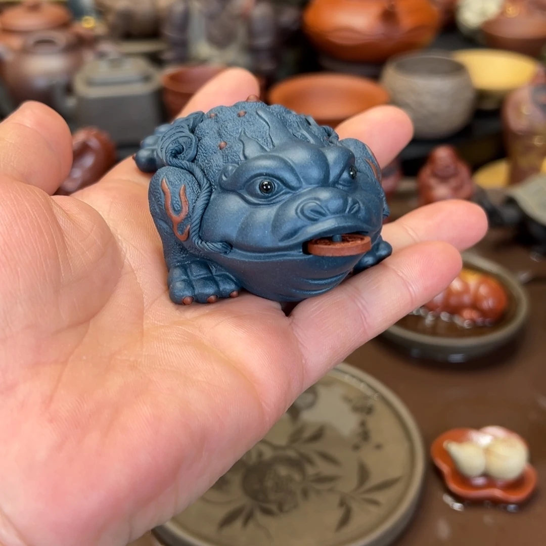 紫砂茶宠紫砂金蟾