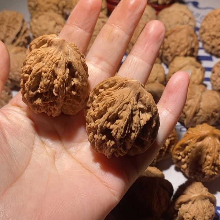 把件文玩核桃饭*虎头