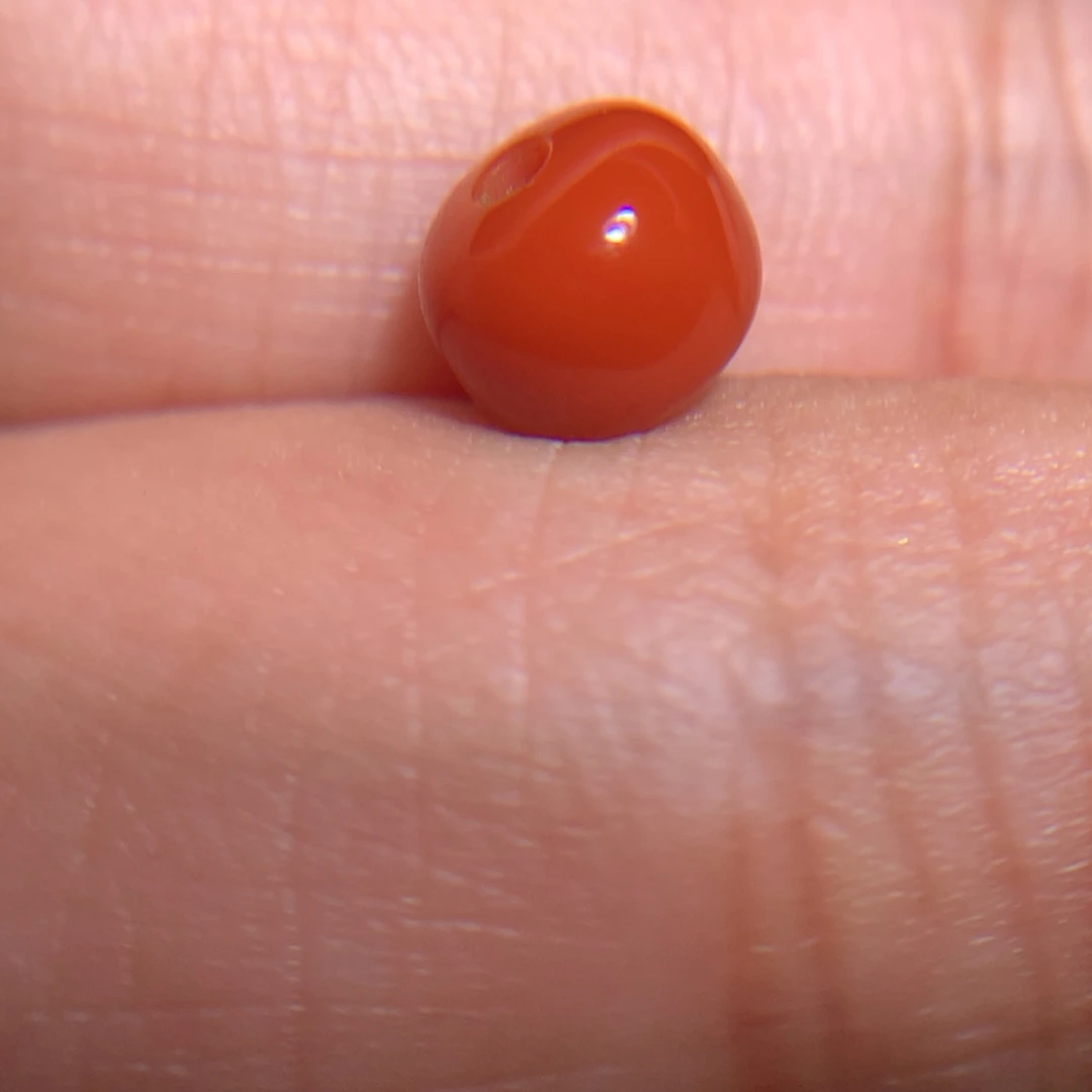 南红玛瑙老型6.3×5.2未镶嵌